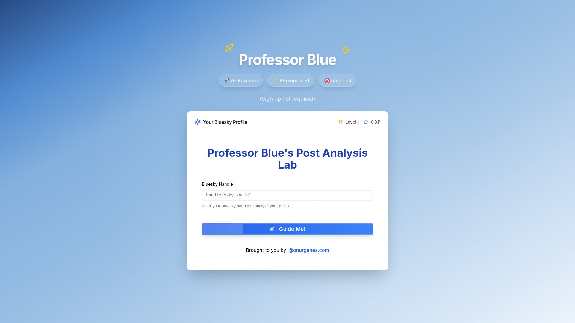 Professor Blue