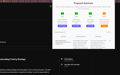 Proposal Copycat - IA treinada em suas propostas Upwork