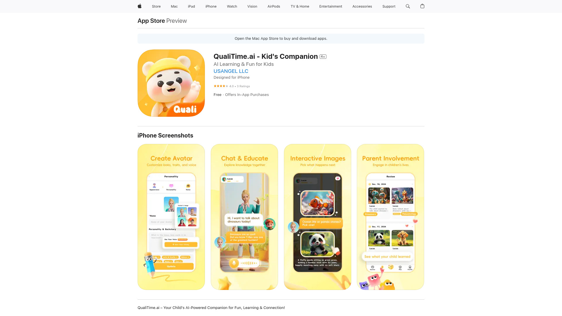 QualiTime.ai - Compagnon des enfants