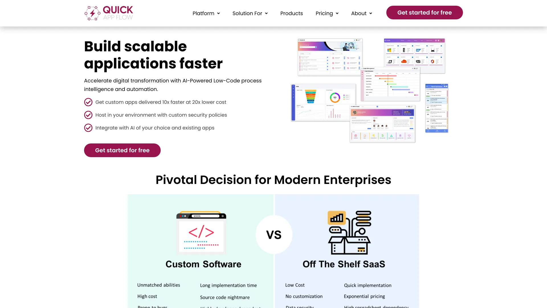 Flux du0027applications rapide