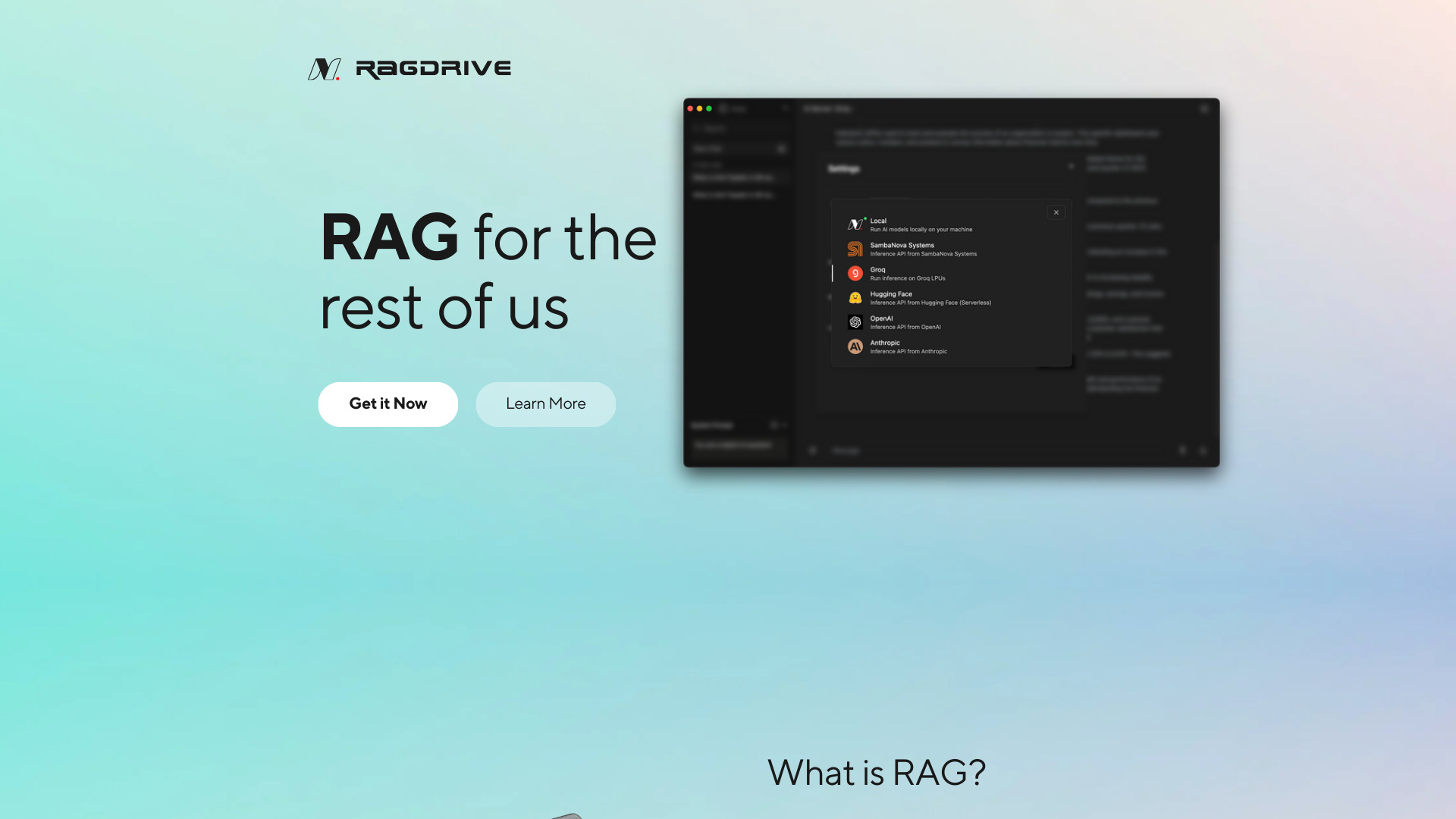 RAGDrive von Nidum.Ai