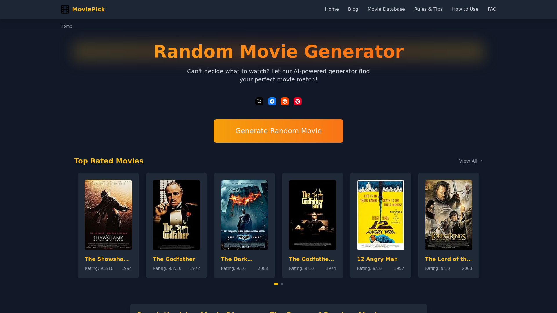 Random Movie Generator