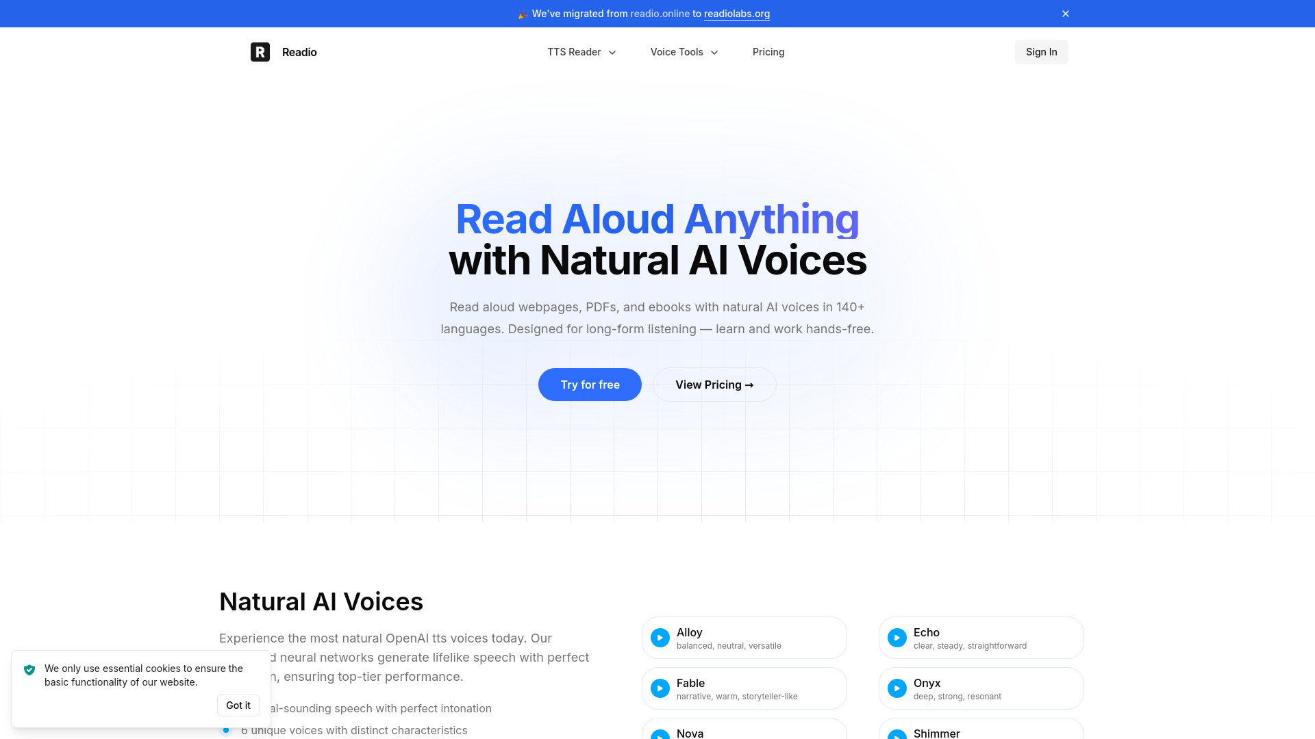 रीडियो - 1