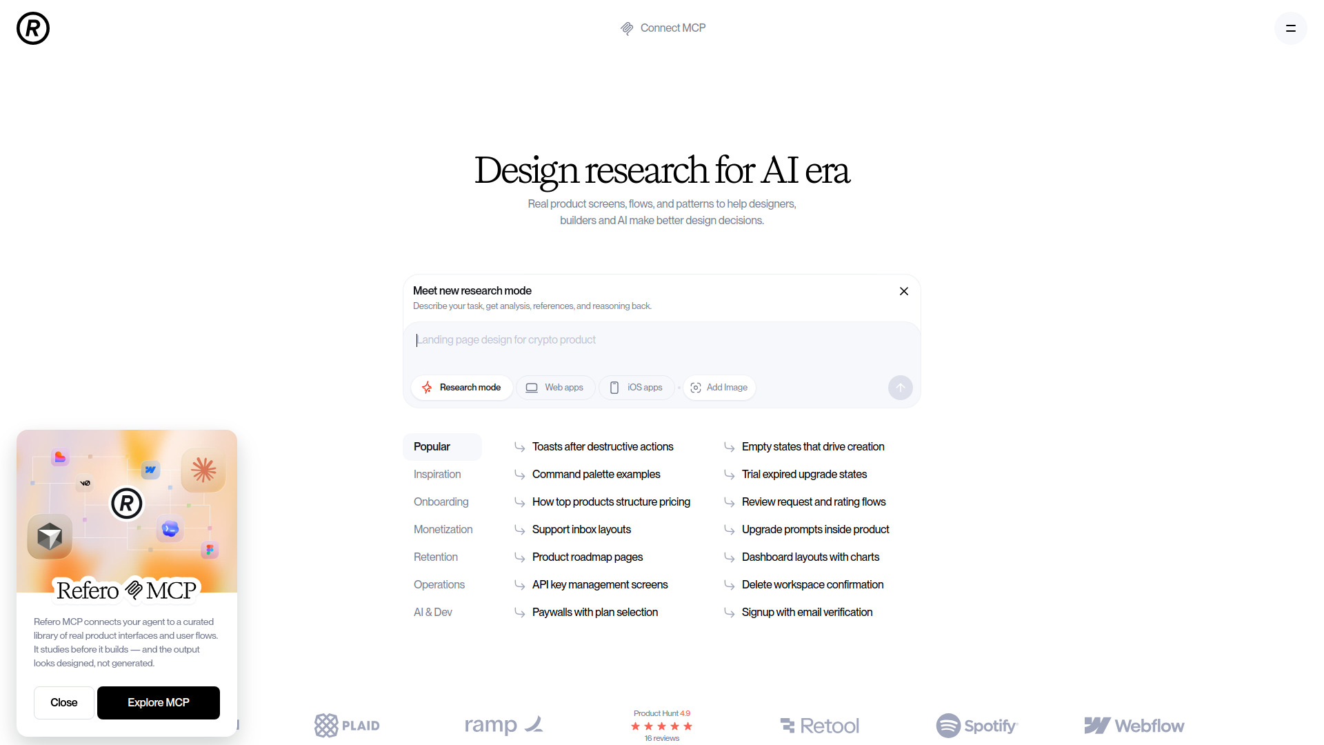 Je fais référence au Design