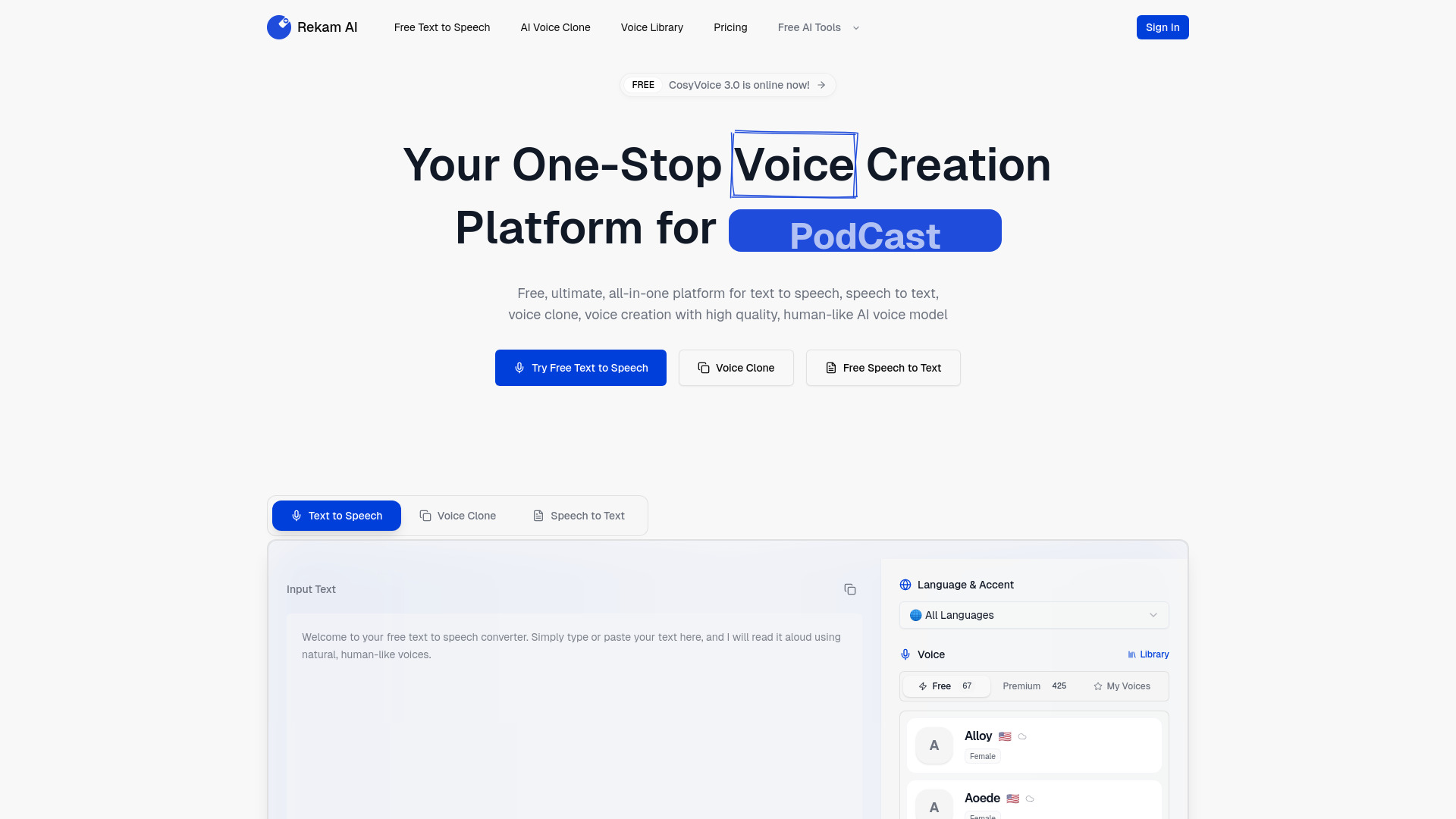 Rekam AI — ваша универсальная платформа для создания голоса