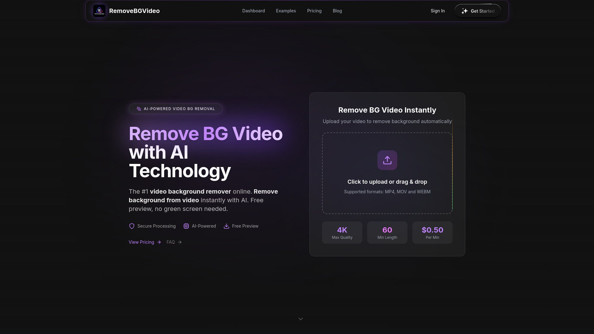 remover vídeo BG