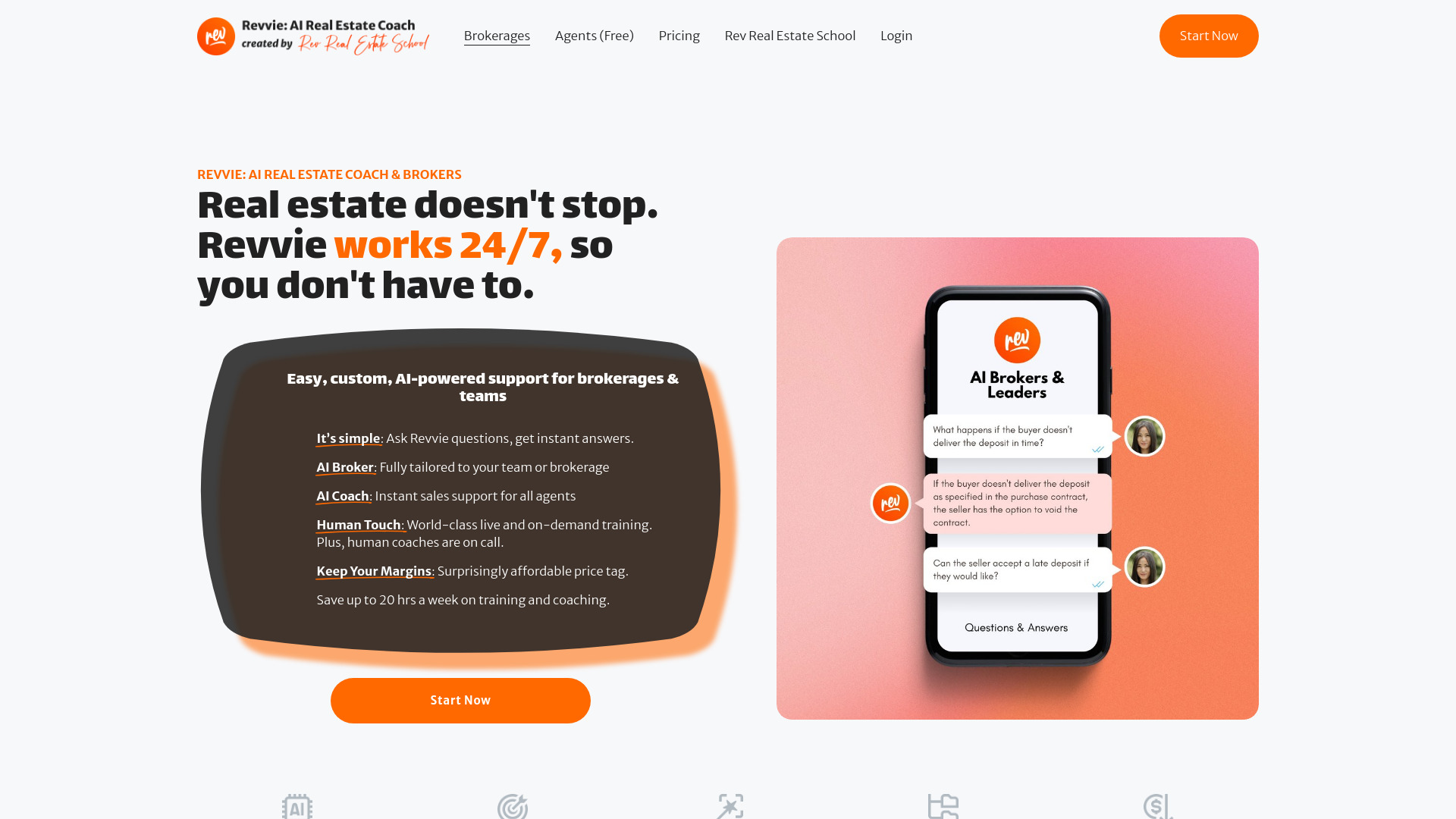Revvie: AI Real Estate Coach u0026 Brokers