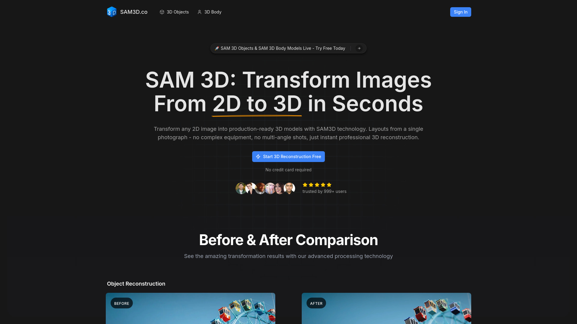 SAM 3D