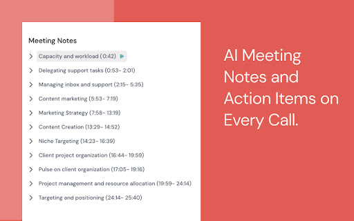 Scribbl: Notas de reuniones de IA para Google Meet