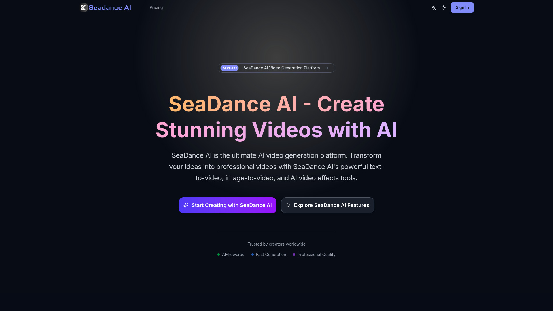 Seadance AI-Seadance 2.0