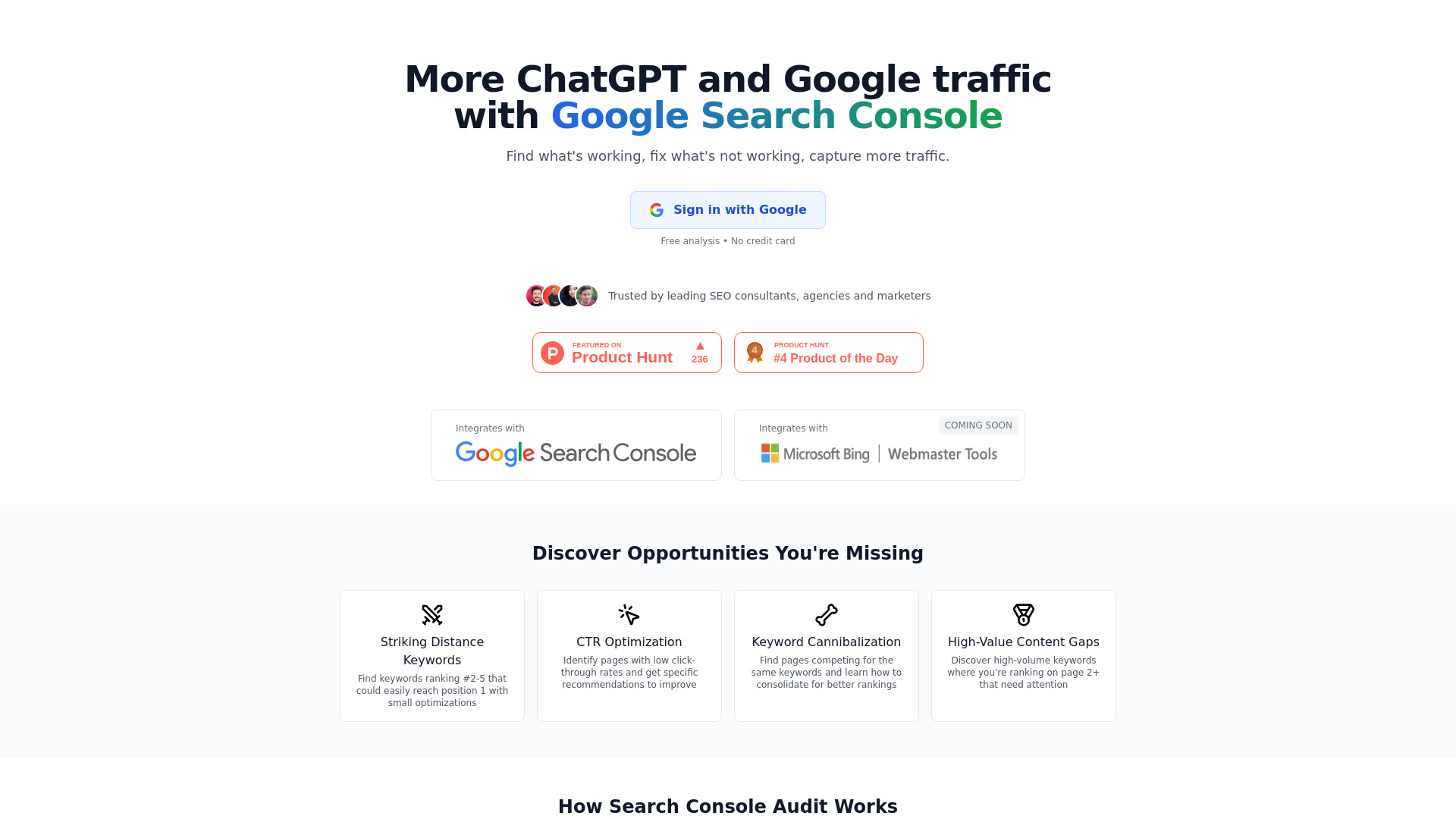 Search Console Audit