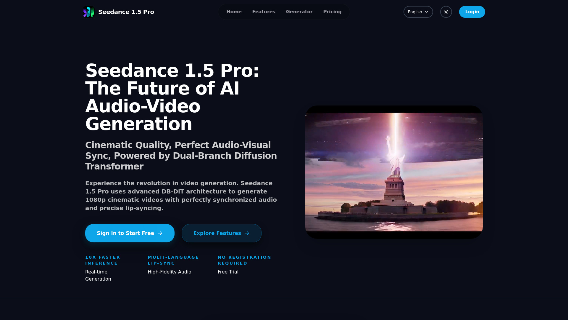 ByteDance 的 Seedance 1.5 Pro - DB-DiT AI 視頻生成器