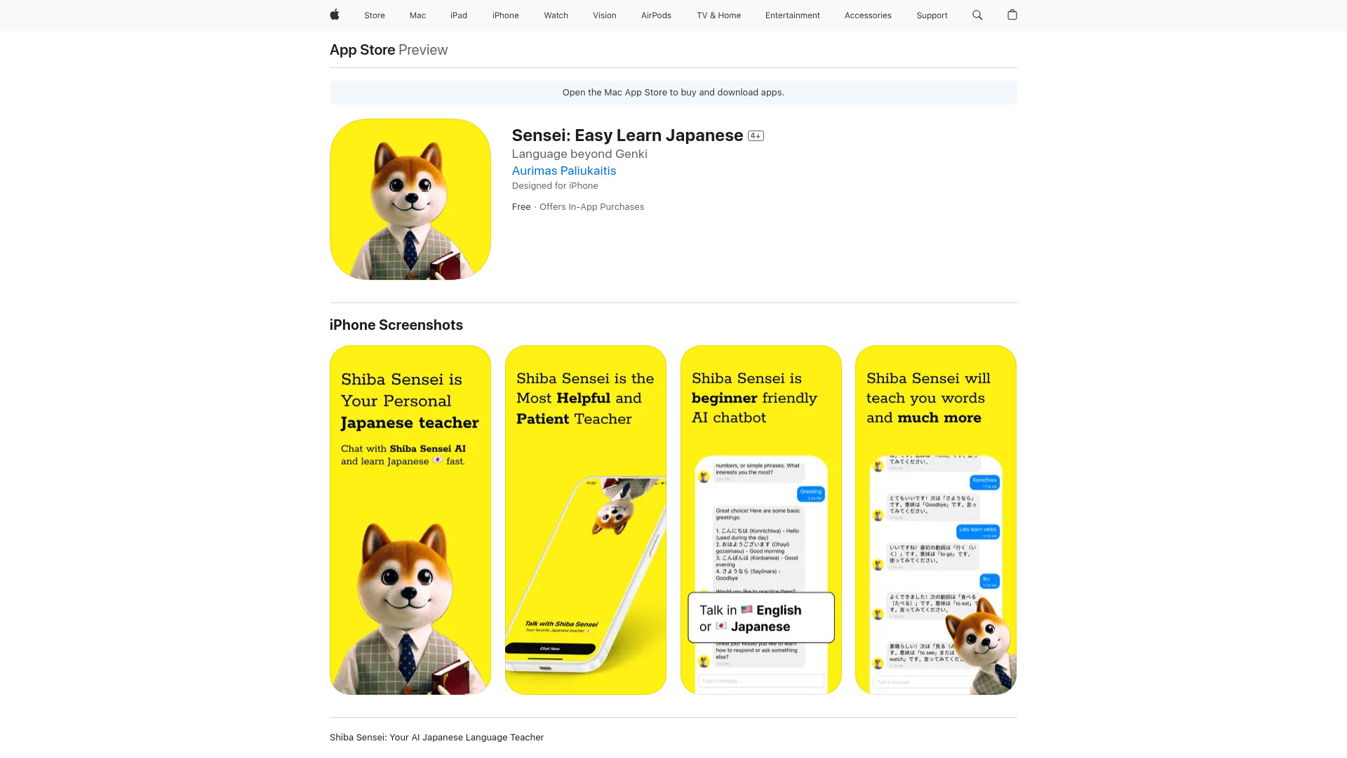 Shiba Sensei: Japanisch lernen mit KI