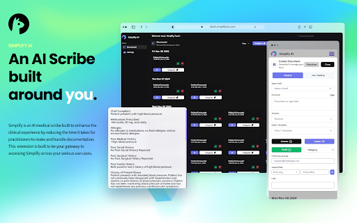 Simplify AI Medical Scribe
