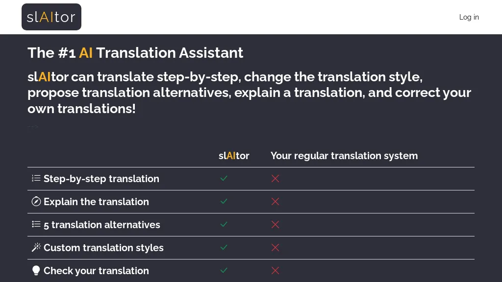 slAItor -  top AI tools