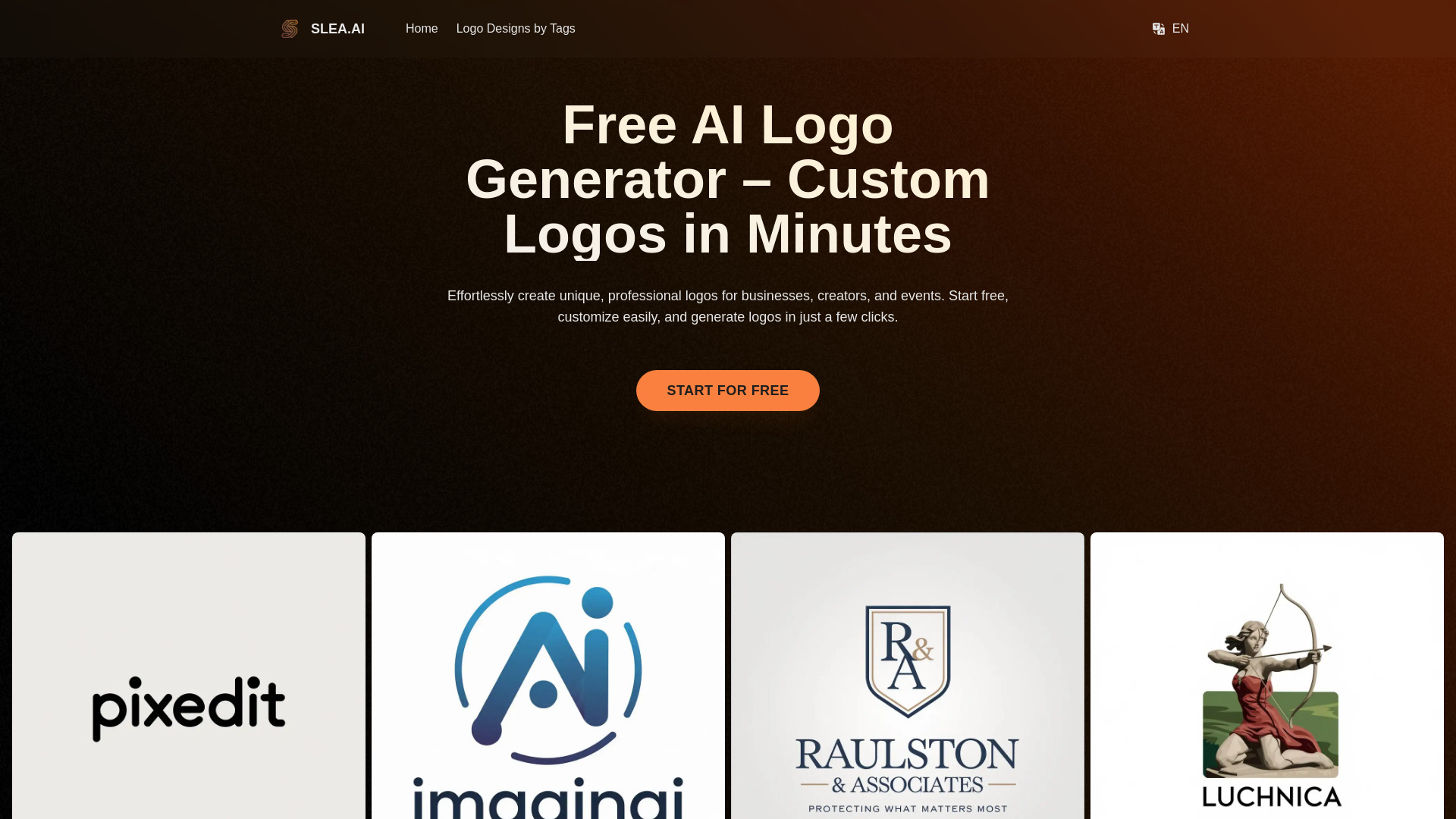 Slea.ai: Generador gratuito de logotipos de IA