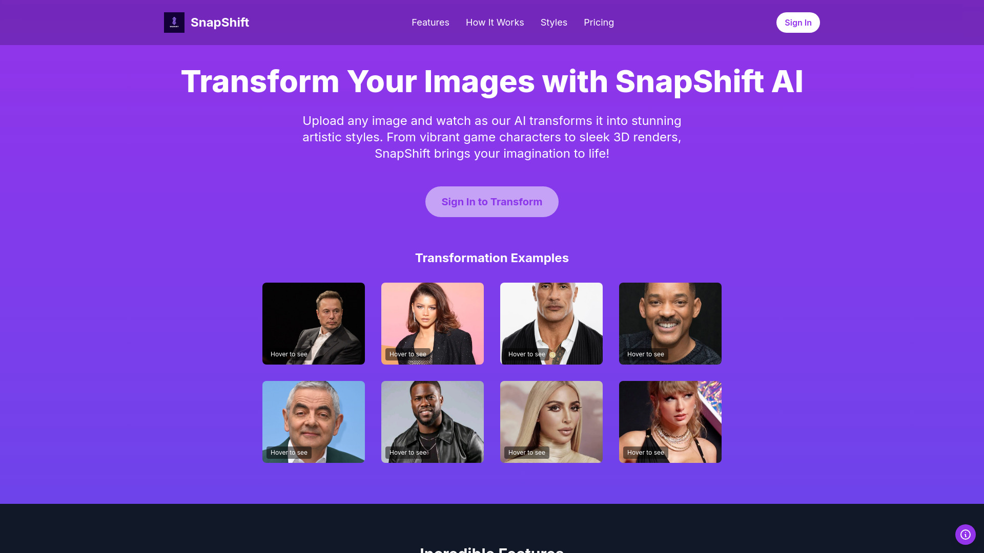 Snapshift