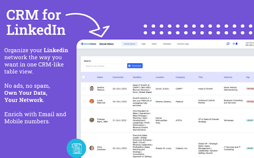 SocialInbox #1 LinkedIn CRM + AI 기반