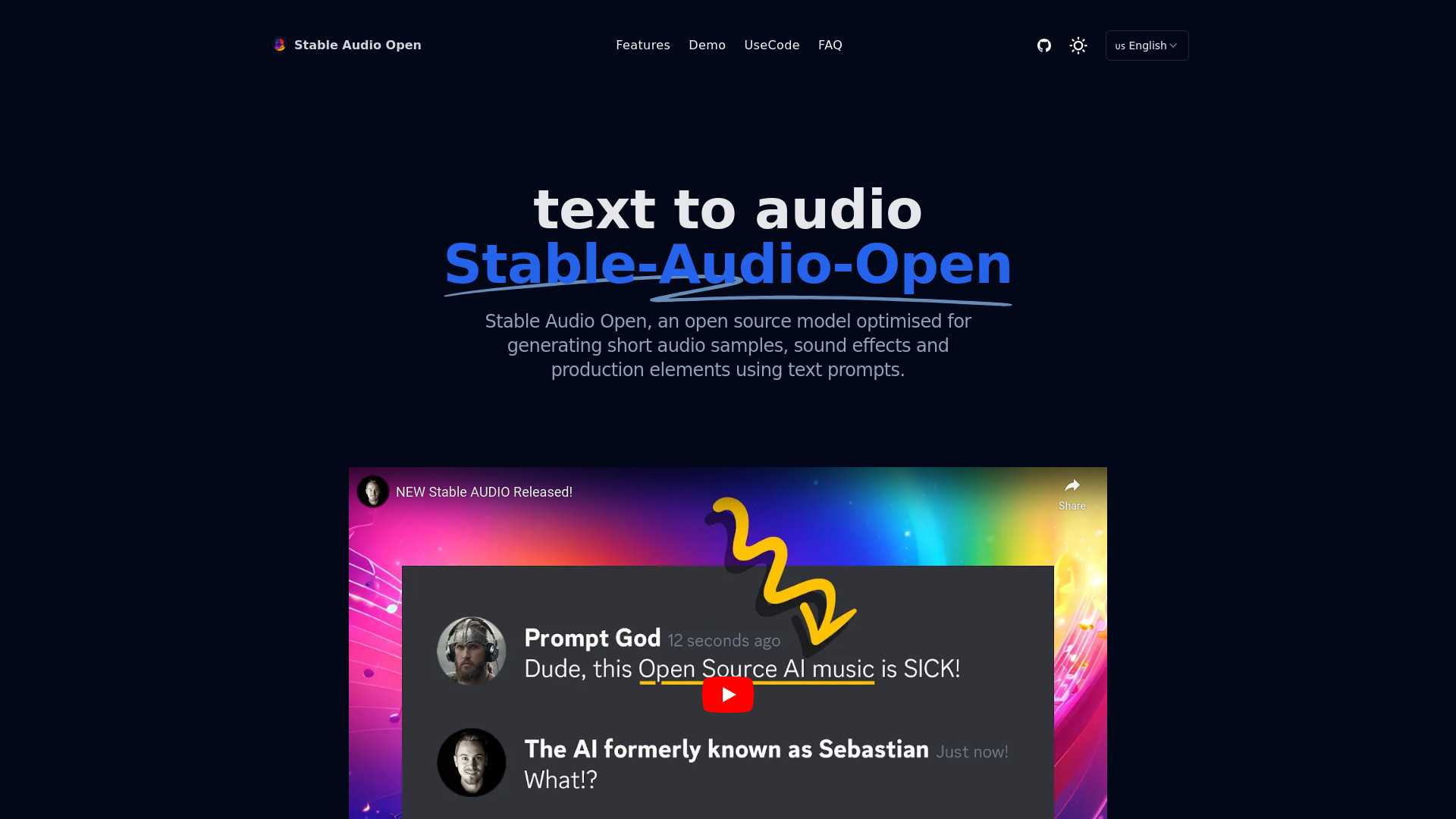 audio stable ouvert