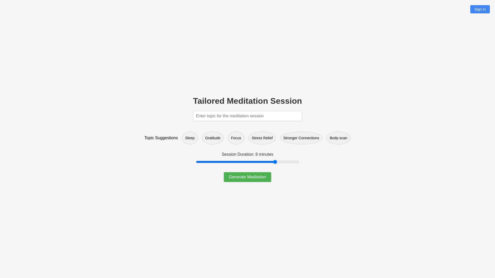 Tailored Mindfulness