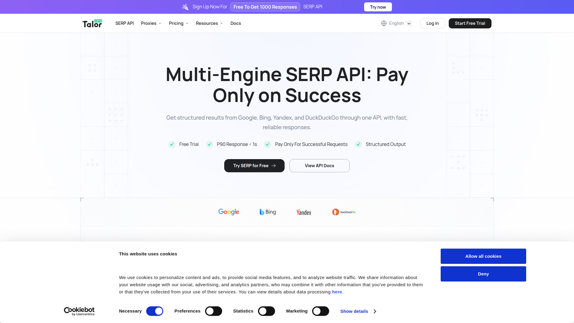 Talordata SERP API