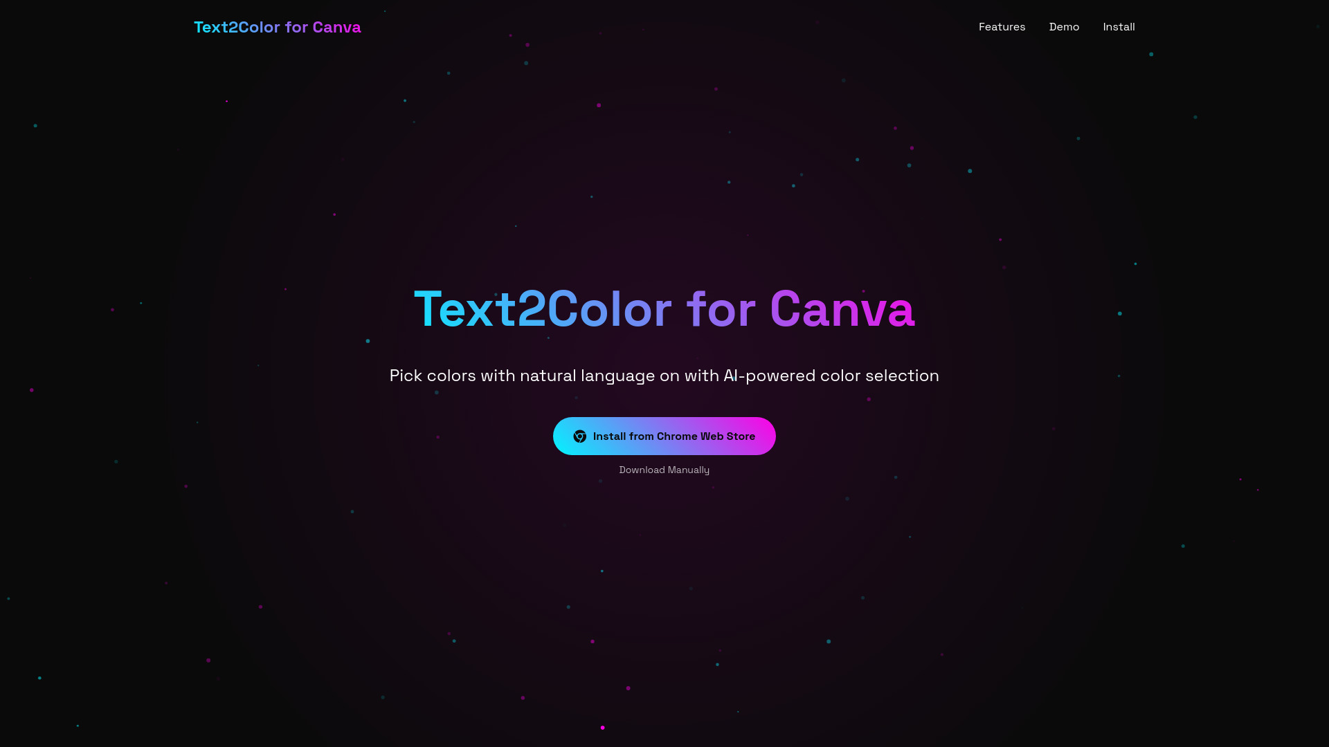 Text2Color pour Canva