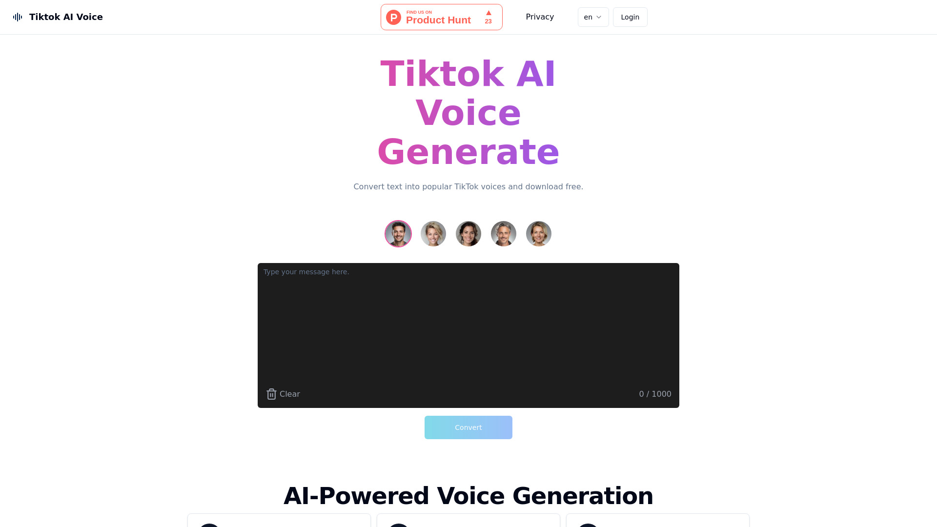 Tiktok AI Voice