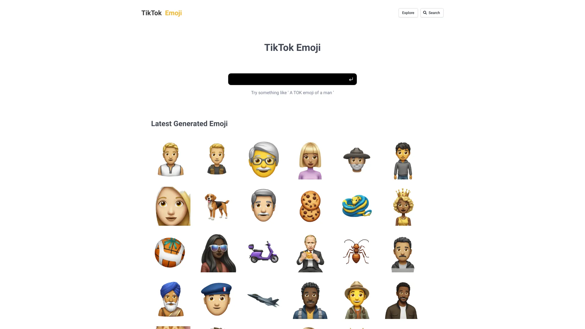 TikTok Emoji Generator