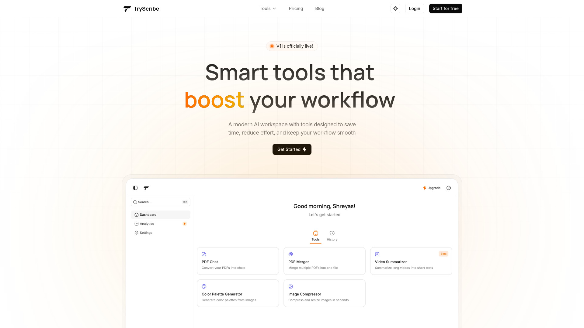 Tryscribe