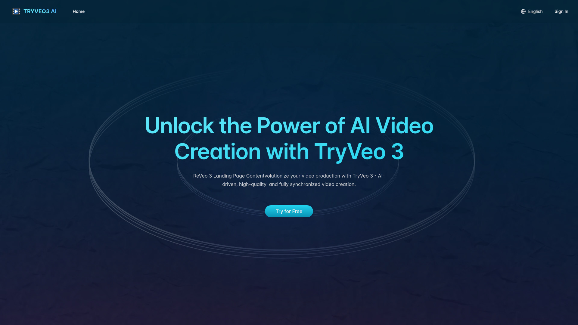 tryveo3.ai:免费访问AI视频的Google VEO 3
