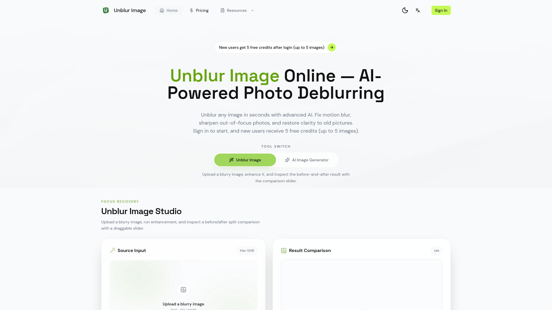 Unblur Image - io
