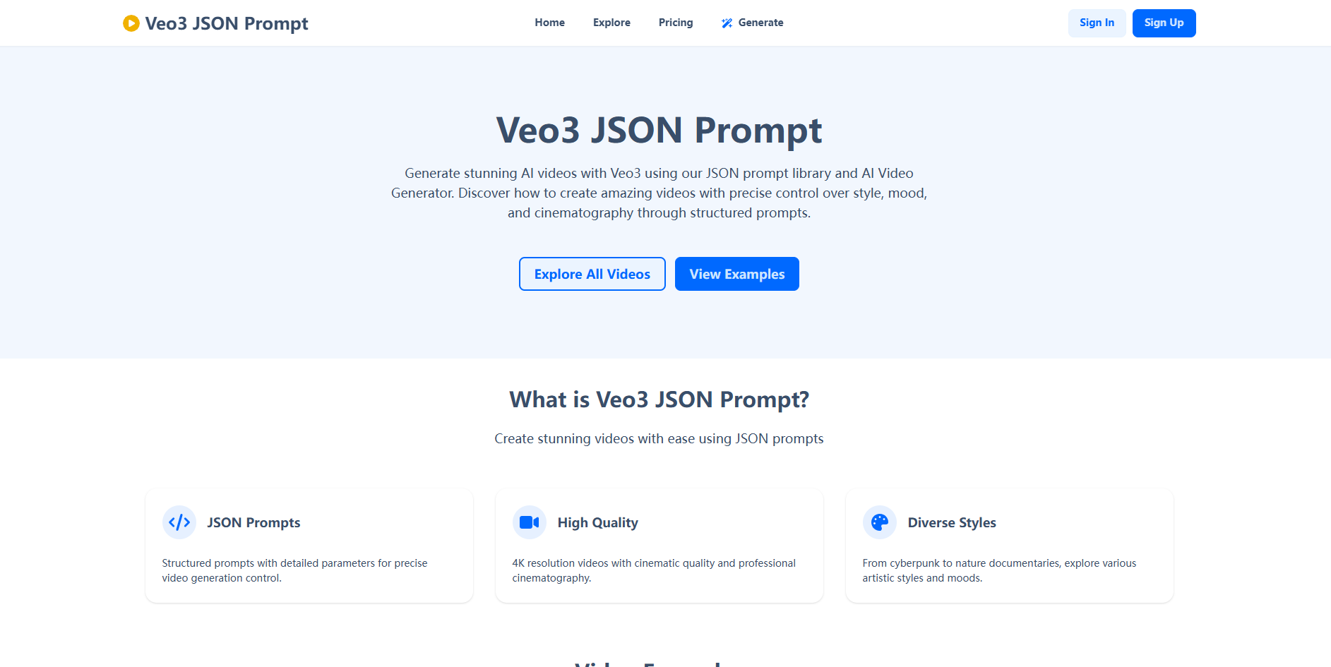 VEO3 JSON提示