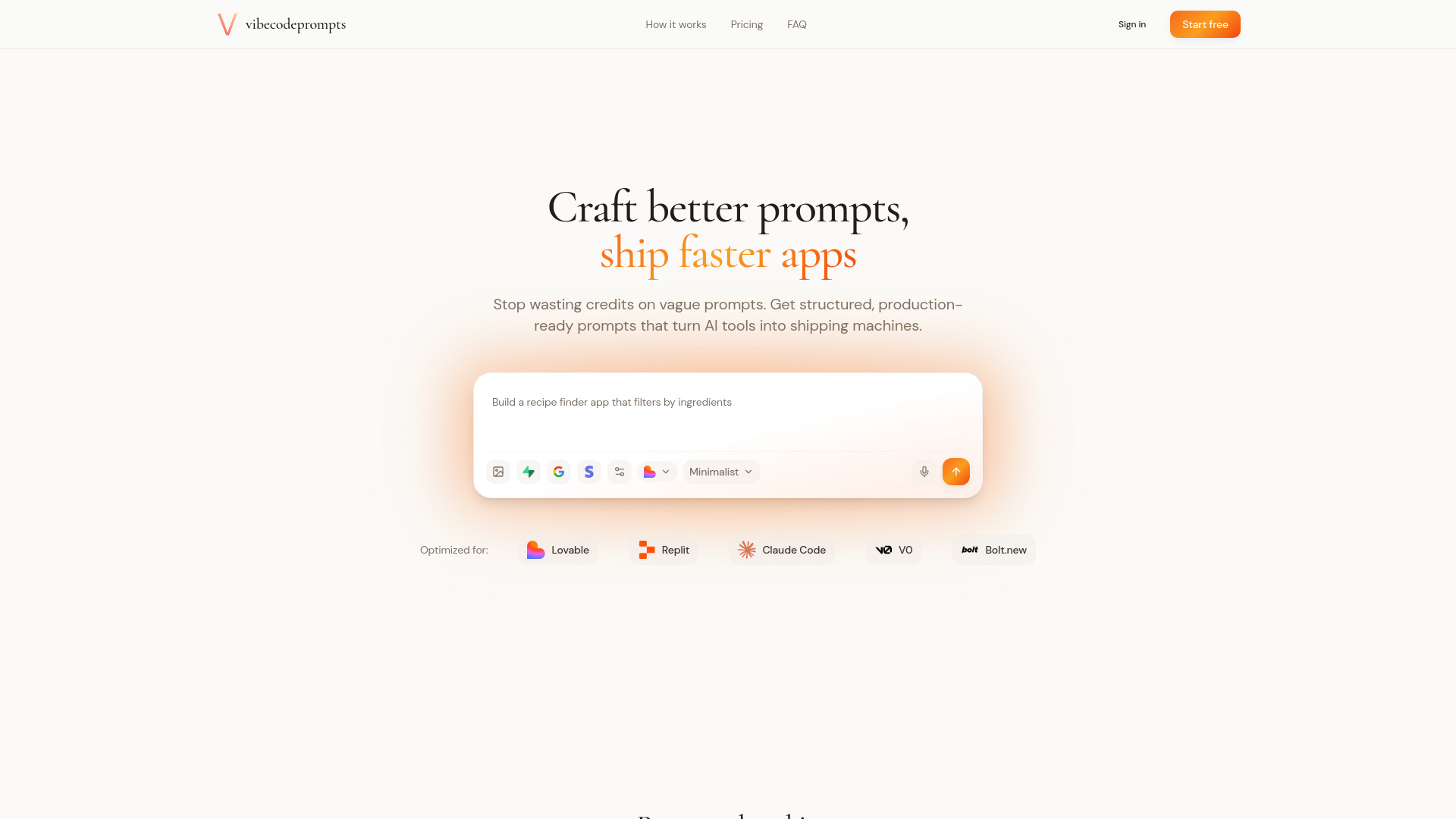 バイブコードプロンプト