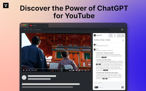 Vidviz GPT: الذكاء الاصطناعي لموقع YouTube