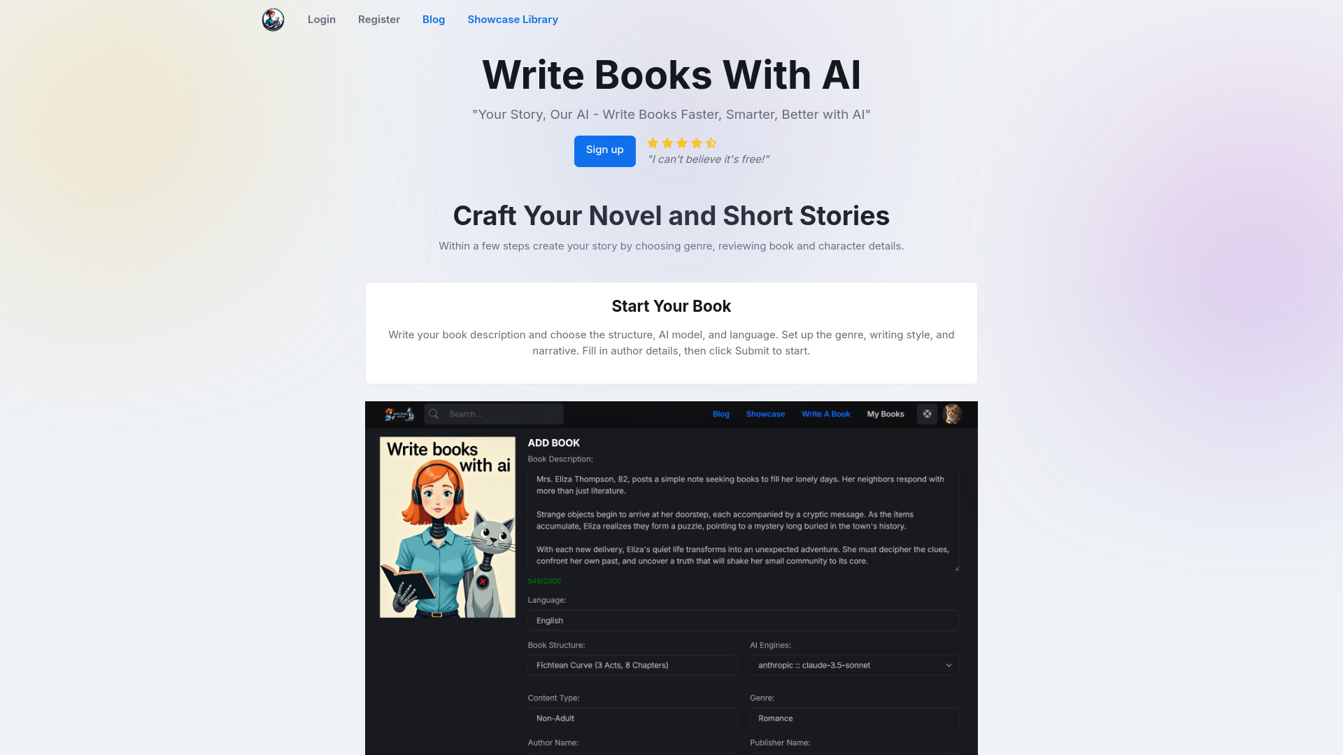 Write Books with AI