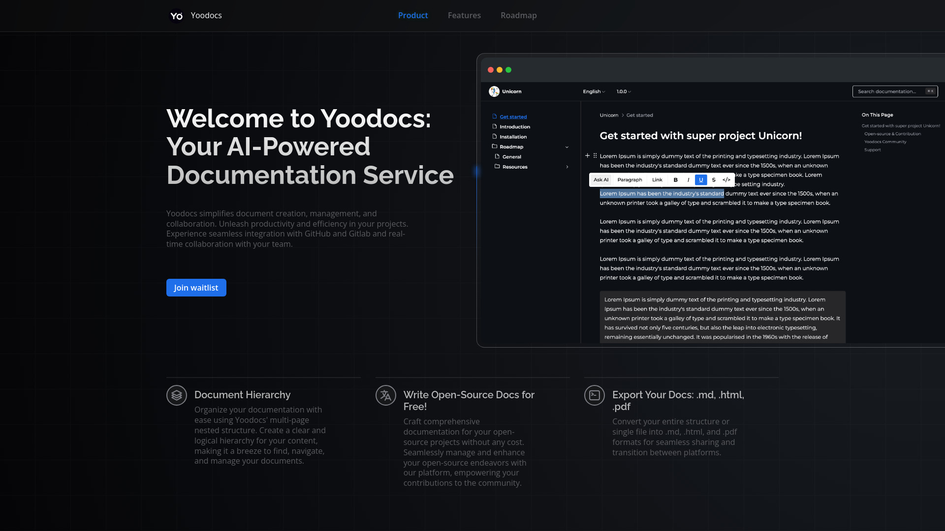 Yoodocs