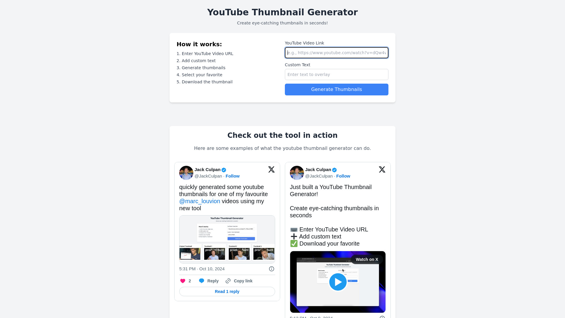 YouTube-Thumbnail-Generator