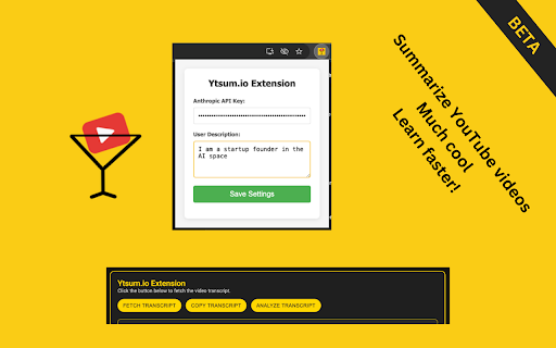 Ytsum.io - Summarize YouTube Videos