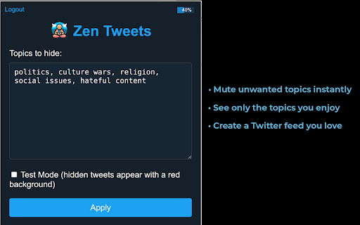 Zen Tweets