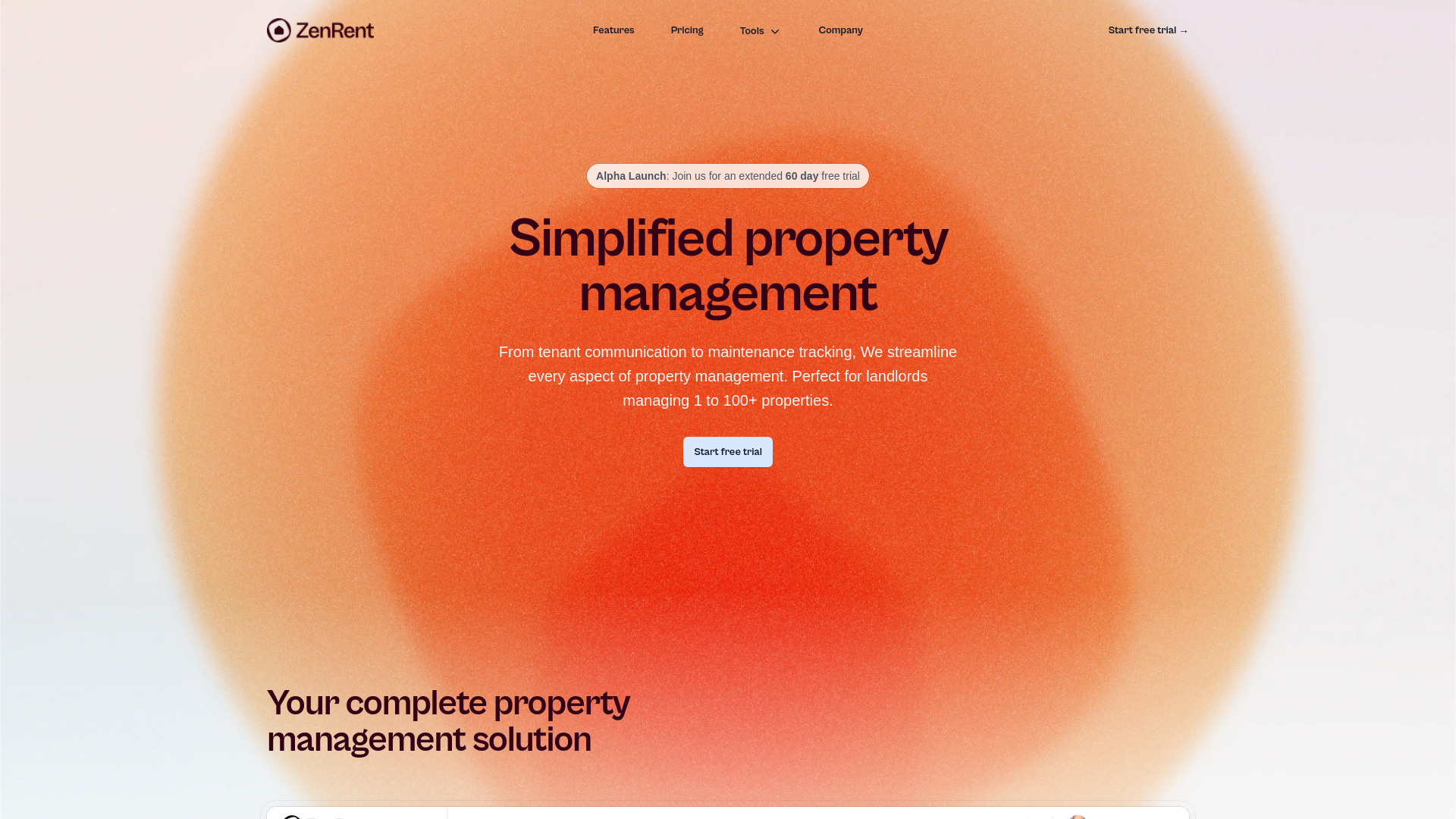 ZenRent, Smart Property Management