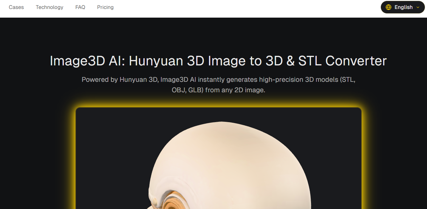 Image to  STL by Hunyuan 3D