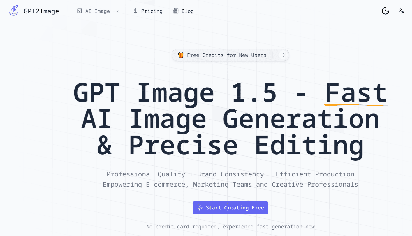 إنشاء صور AI سريع ومنصة تحرير دقيقة. توفير اتساق العلامة التجارية وقدرات إنتاجية فعالة للتجارة الإلكترونية وفرق التسويق والمهنيين المبدعين.