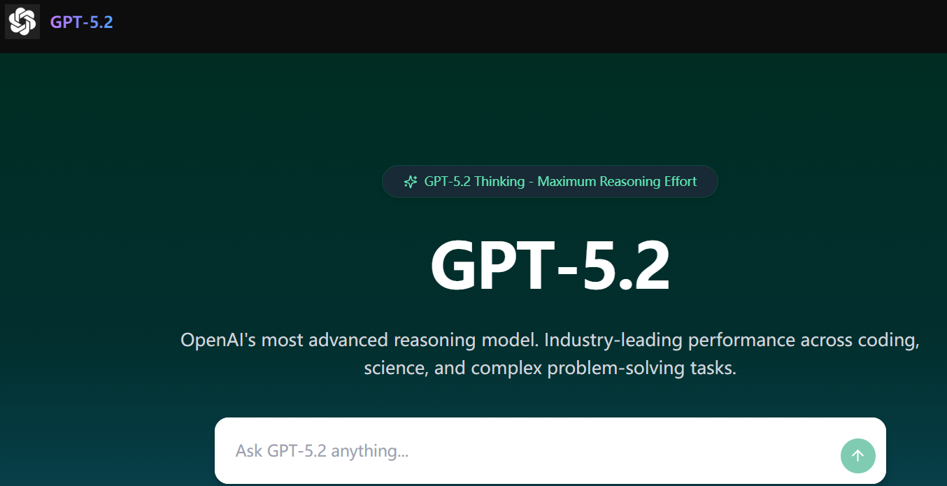 GPT-5.2: State-of-the-Art Reasoning & Safety - OpenAI