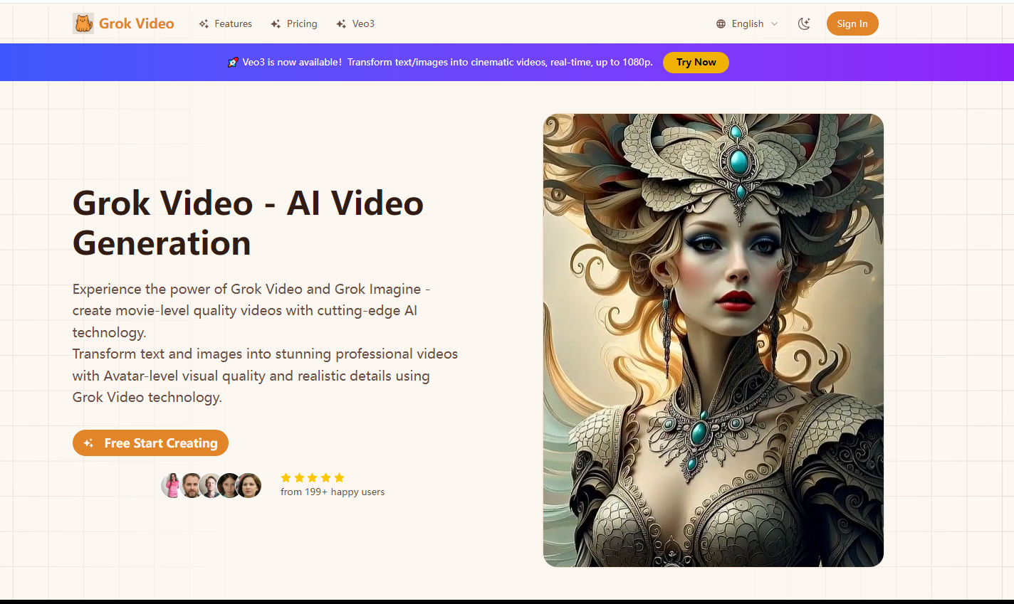 ग्रोक वीडियो एआई