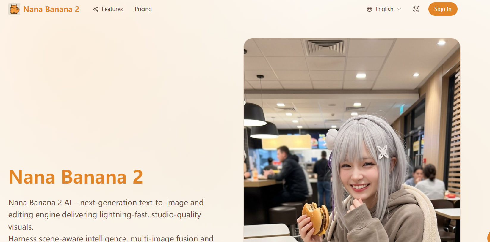 नाना बनाना 2 - अगली पीढ़ी का एआई छवि मॉडल | मुफ़्त नाना केला 2 एआई