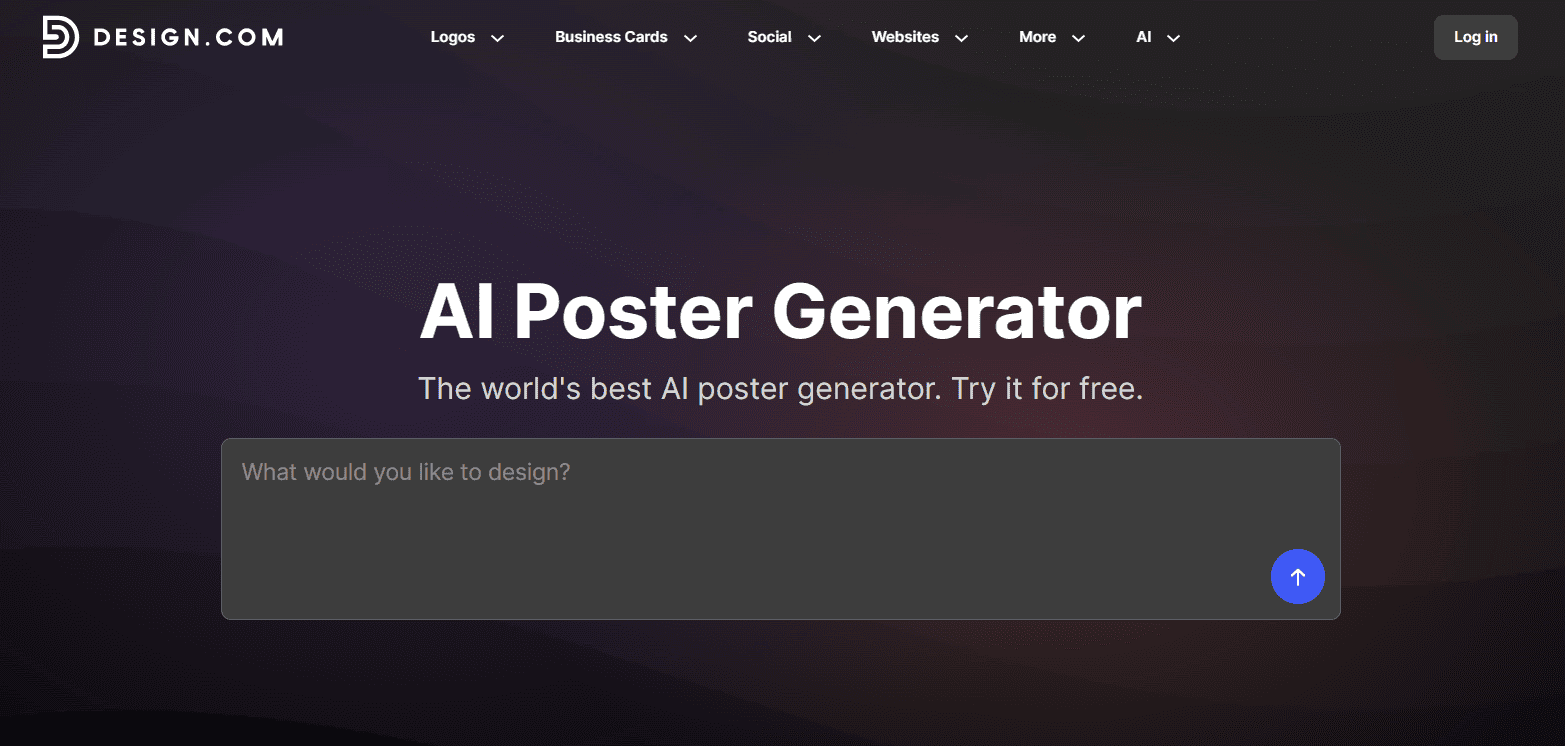 Design.com AI Poster Generator