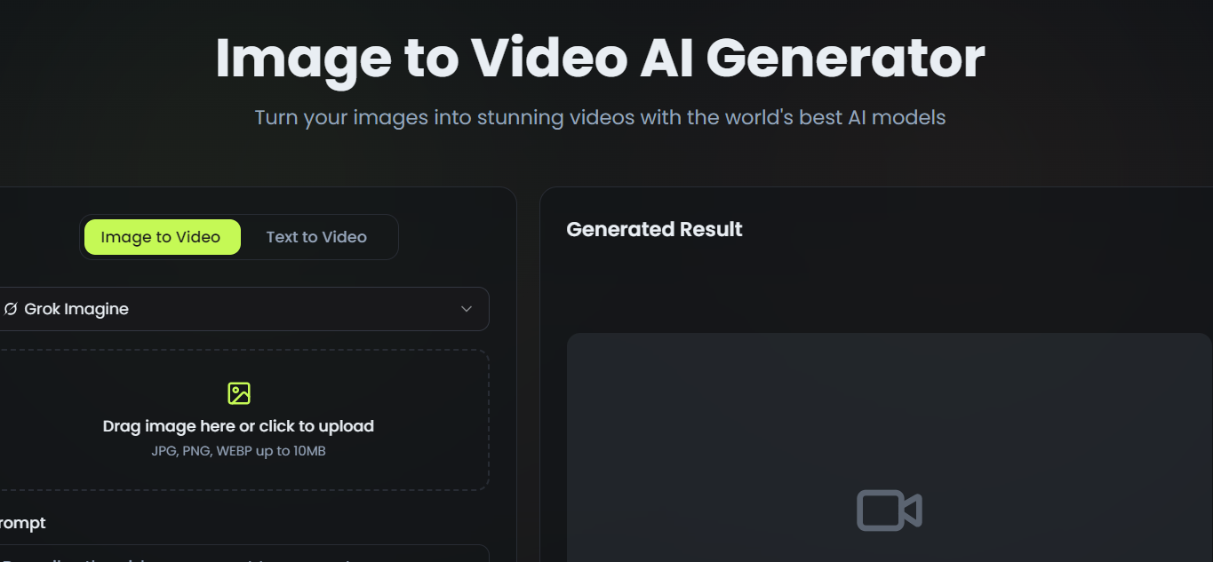 ImageToVideoAI - 利用 AI 將圖像變成令人驚嘆的視頻