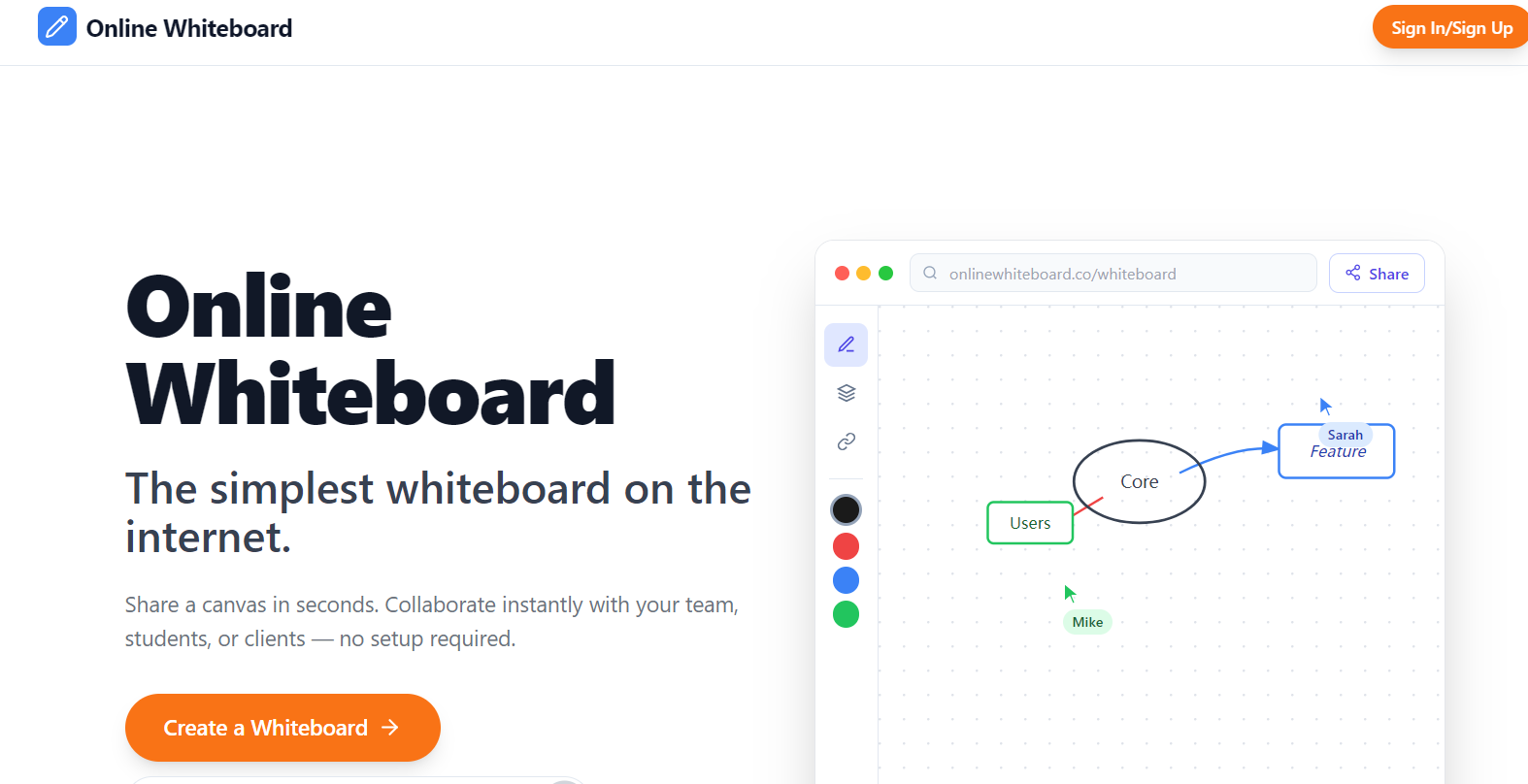 Online-Whiteboard
