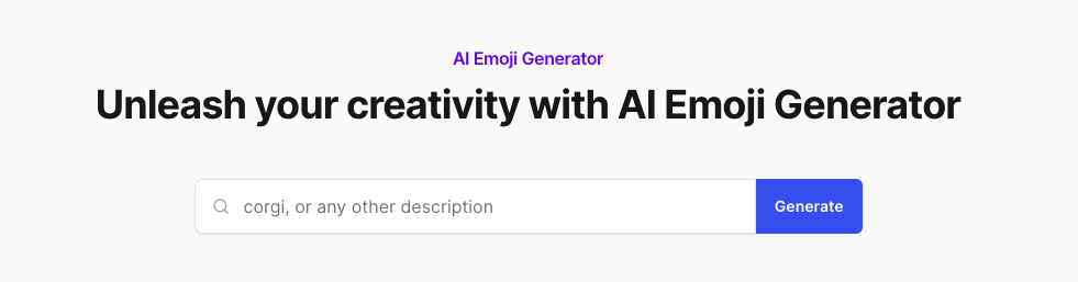 AI Emoji Generator