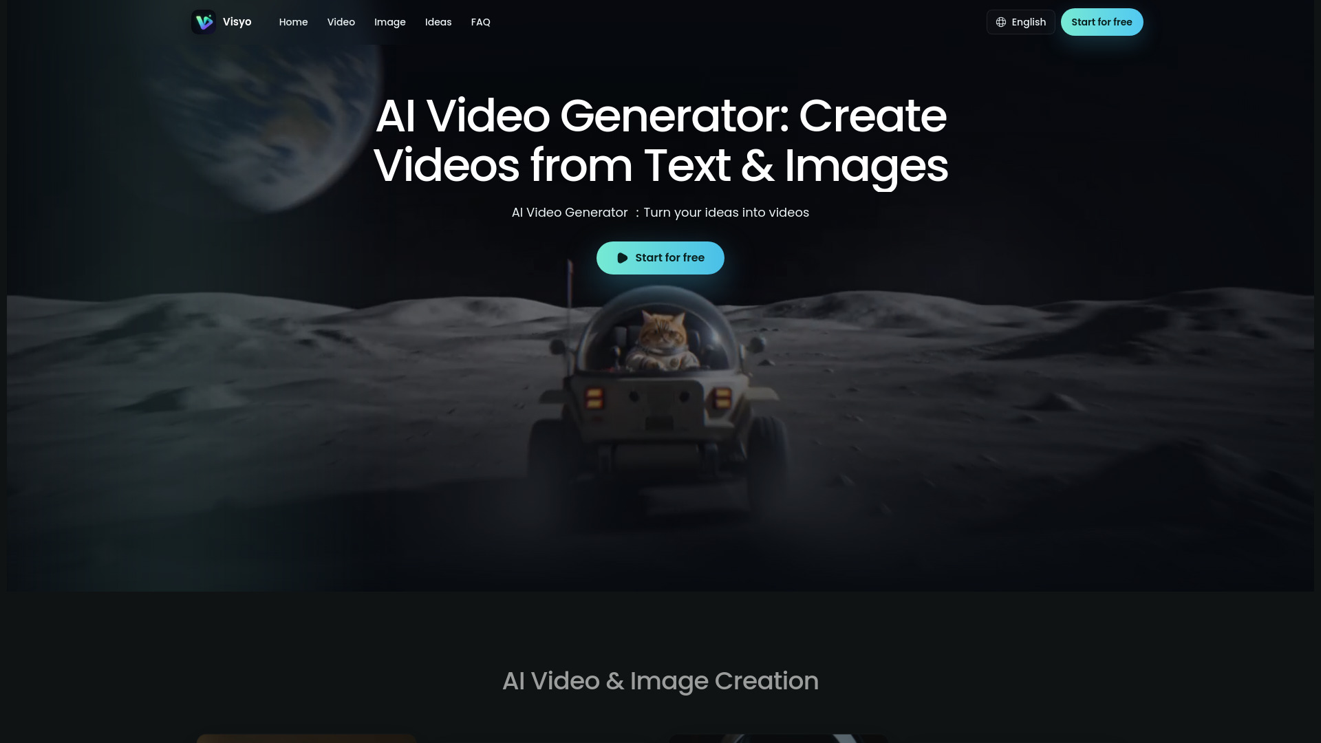 Referência de IA para gerador de vídeo